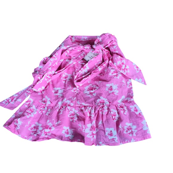 Acacia Swimwear Simone Wrap Skirt in Neon Paradise size P new with tags - Picture 6 of 11